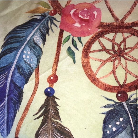 Turquoise Rose πΉ Dreamcatcher Round Beach π Towel NWOT - Picture 6 of 9